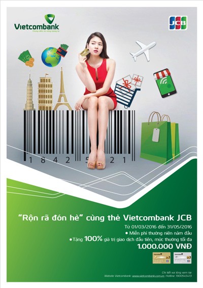 Chương trình “Rộn rã đón hè” dành cho thẻ Vietcombank JCB - ảnh 1