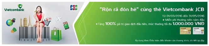 Chương trình “Rộn rã đón hè” dành cho thẻ Vietcombank JCB - ảnh 2
