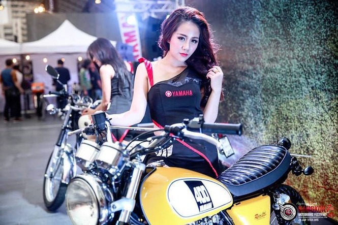 'Bóng hồng' và xế khủng tại lễ hội môtô Bangkok 2016 - ảnh 2