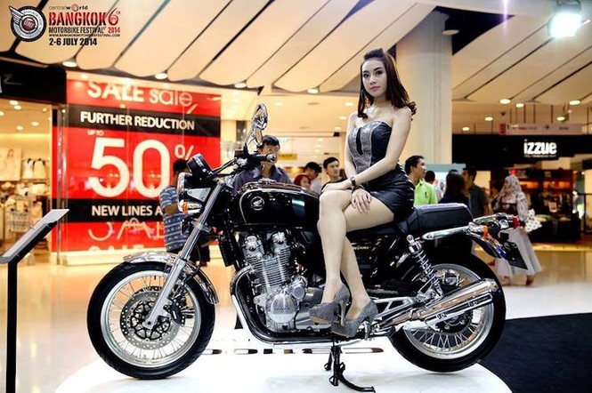 'Bóng hồng' và xế khủng tại lễ hội môtô Bangkok 2016 - ảnh 9