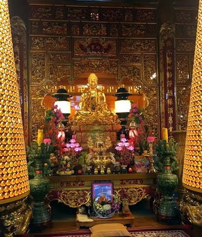 Điện thờ tráng lệ 100 tỷ bậc nhất Việt Nam ở Hà Tĩnh - ảnh 12