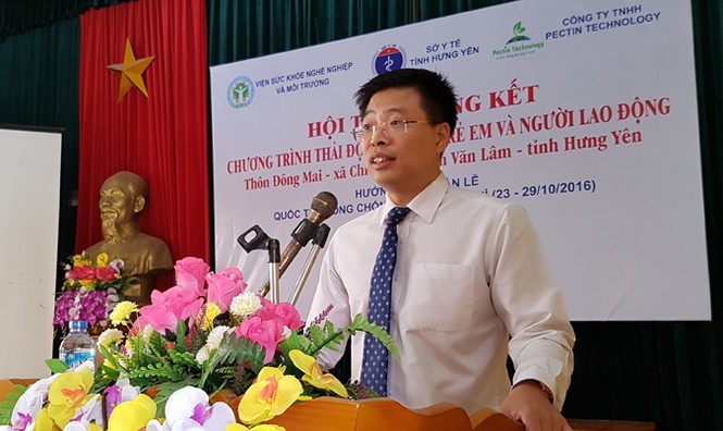 Tổng kết Chương trình thải độc chì cho trẻ em và người lao động - ảnh 1