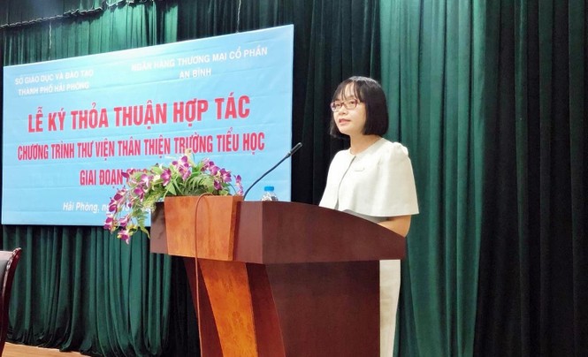 ABBANK dành gần 1,7 tỷ đồng xây thư viện cho học sinh tiểu học tại Hải Phòng - ảnh 1