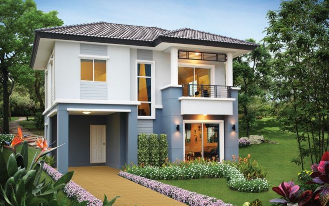 Những mẫu nhà 2 tầng mái thái kiểu mới đẹp ngẩn ngơ - ảnh 2