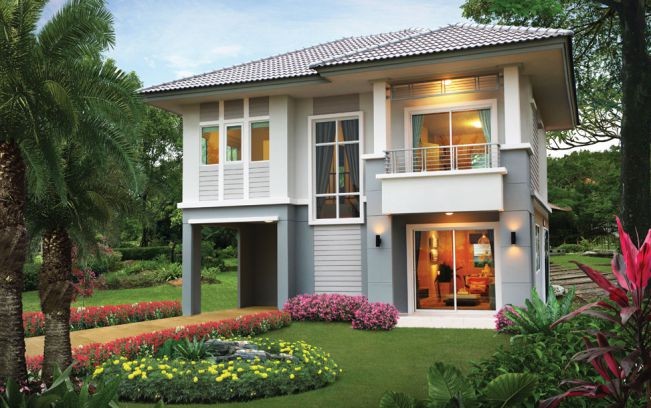 Những mẫu nhà 2 tầng mái thái kiểu mới đẹp ngẩn ngơ - ảnh 3