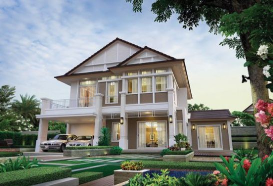 Những mẫu nhà 2 tầng mái thái kiểu mới đẹp ngẩn ngơ - ảnh 6