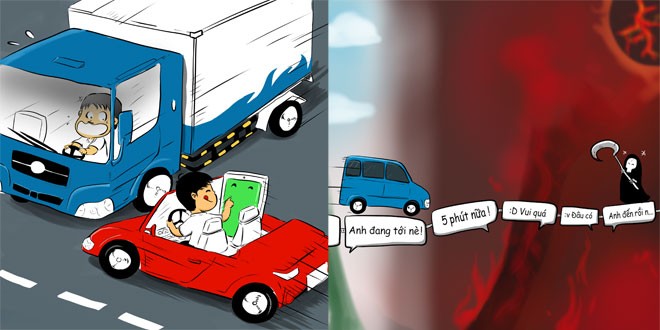 'Không nhắn tin khi lái xe' có khó? - ảnh 1