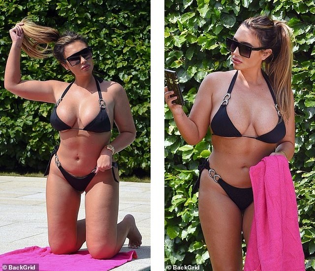 ‘Ngộp thở’ với vòng một ngoại cỡ của sao truyền hình Lauren Goodger - ảnh 6