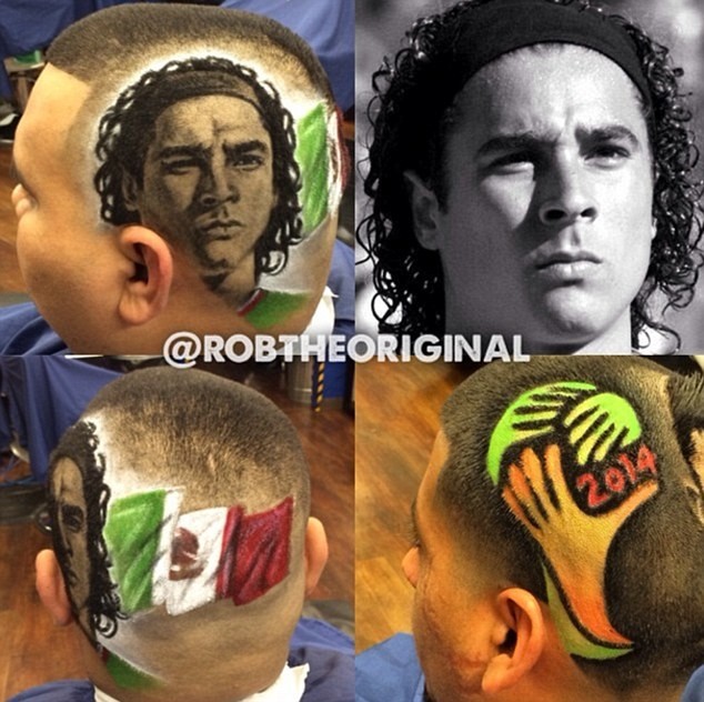 Mùa World Cup, mang cả Ronaldo lên... tóc - ảnh 5