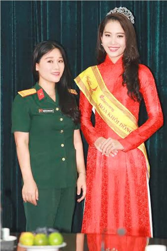Trường VHNT Quân đội tặng bằng khen cho Hoa khôi Nam Em - ảnh 7