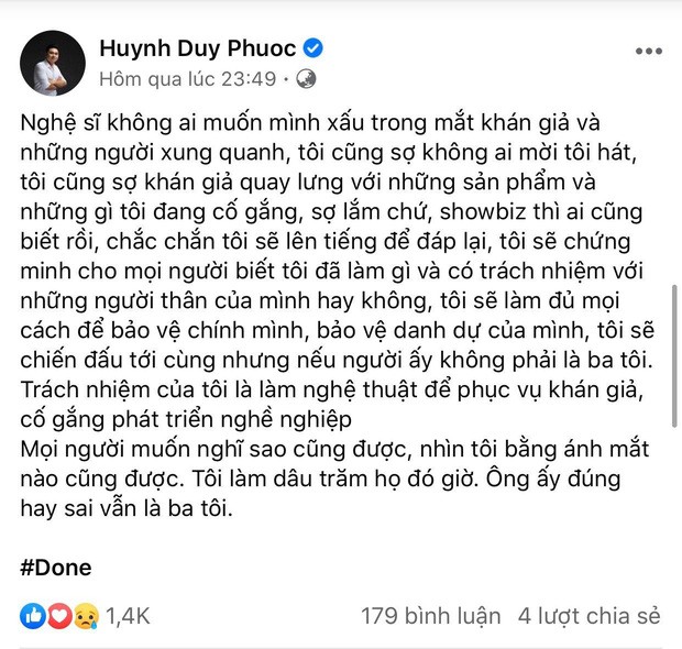 Showbiz 11/6: Con trai Duy Phương đáp trả khi bị tố bất hiếu - ảnh 4