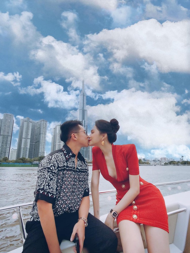 Hương Giang “tình tứ” trên du thuyền cùng bạn trai - ảnh 8
