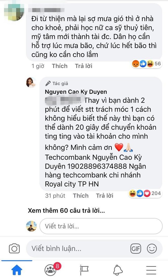 Bị chỉ trích vì không ủng hộ miền Trung, Kỳ Duyên và Ngọc Trinh đáp trả anti fan cực khéo - ảnh 9