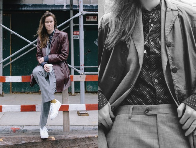 Con gái mặc đồ menswear trông hay cực, và trùm cuối của trào lưu này chính là Ashley Owens - ảnh 2