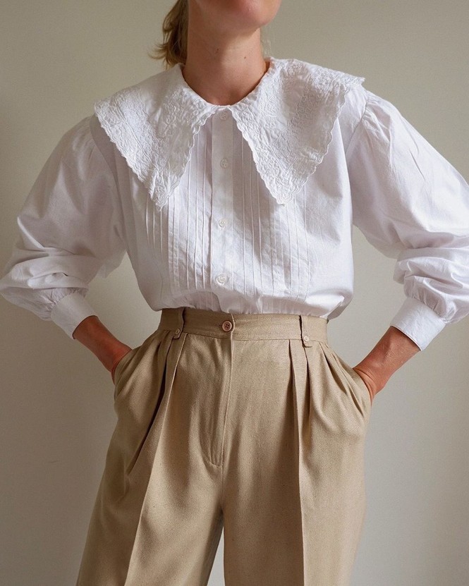 Big Collars - trend cổ áo bản lớn xuất hiện ngày càng nhiều, mix nó làm sao đẹp nhất - ảnh 5