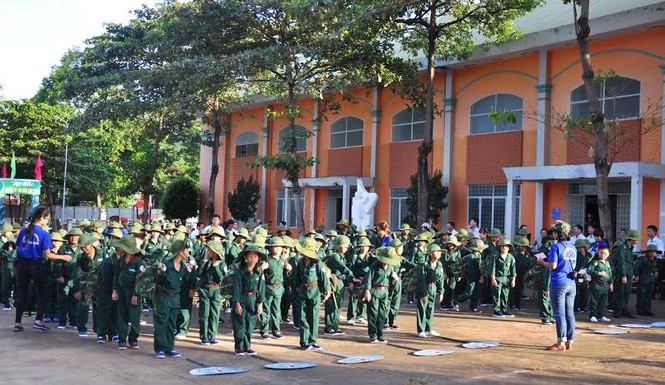 Đắk Lắk: 120 'chiến sĩ nhỏ' nhập ngũ Học kỳ Quân đội - ảnh 3