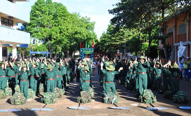 Đắk Lắk: 120 'chiến sĩ nhỏ' nhập ngũ Học kỳ Quân đội - ảnh 5