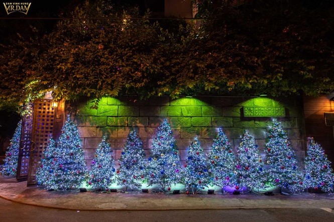 Choáng ngợp sắc màu Noel trong biệt thự 60 tỷ của Đàm Vĩnh Hưng - ảnh 2