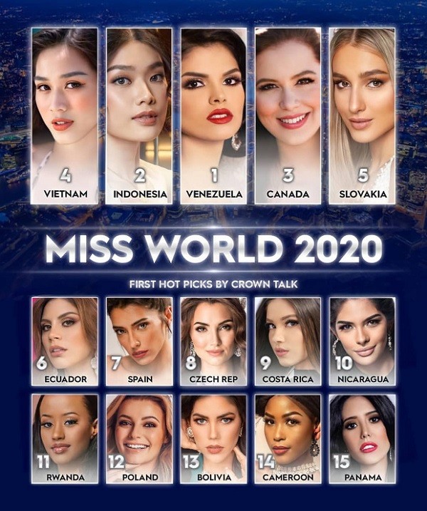 Showbiz 4/12: Hoa hậu Đỗ Thị Hà lọt Top 4 gương mặt sáng giá nhất Miss World 2021 - ảnh 1