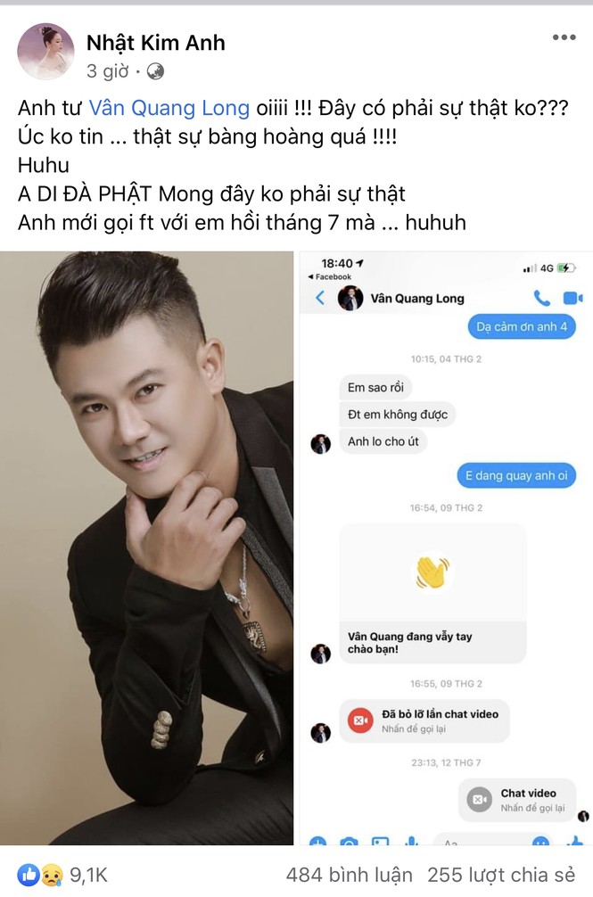 Ưng Hoàng Phúc đau xót khi đọc bình luận vô cảm về Vân Quang Long vừa qua đời - ảnh 4