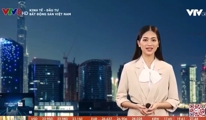 Người đẹp Kinh Bắc từng thi Hoa hậu Việt Nam dẫn bản tin Bất động sản của VTV - ảnh 2