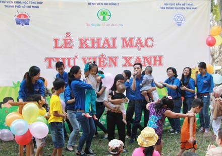Ra mắt thư viện xanh dành cho bệnh nhi - ảnh 2