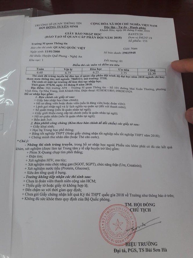 Nam sinh biên ải “khốn đốn” với kết quả không đồng nhất của bệnh viện - ảnh 1