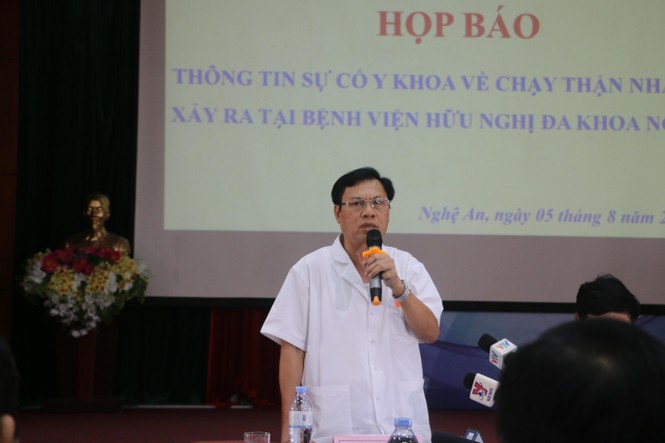 Sự cố chạy thận nhân tạo tại Nghệ An: Có thể thành lập Hội đồng kỷ luật - ảnh 3