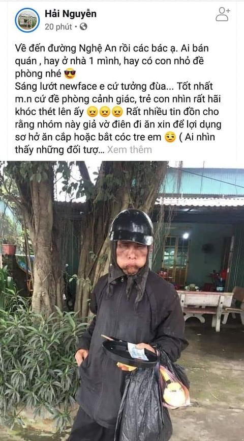 Thực hư nhóm “mặt quỷ” ăn xin gây xôn xao tại Nghệ An – Hà Tĩnh - ảnh 2