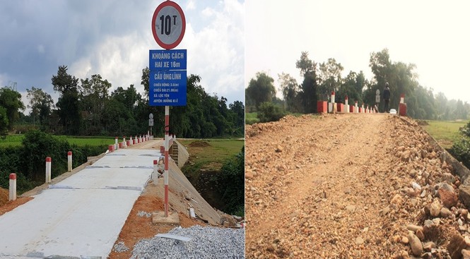 Vụ cầu tiền tỷ vừa bàn giao đã xuống cấp sau lũ: Chủ đầu tư nói gì? - ảnh 2