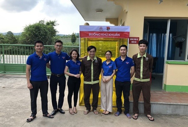 Thanh niên Nghệ An sáng chế buồng khử khuẩn phòng chống dịch - ảnh 1