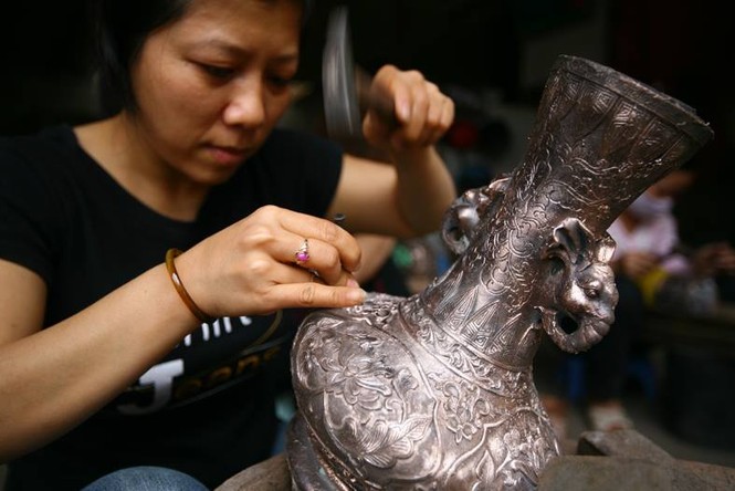 Sinh sắc 'Làng nghề, phố nghề' ở Văn Miếu Quốc Tử Giám - ảnh 5