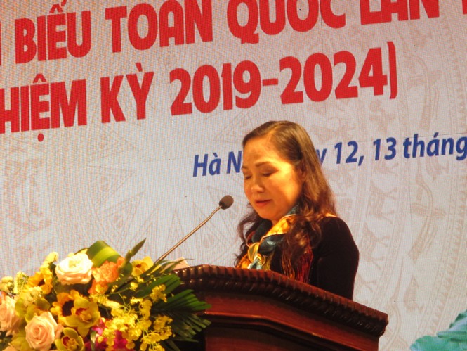 NSND Thúy Mùi trúng cử Chủ tịch Hội Nghệ sĩ Sân khấu Việt Nam - ảnh 1