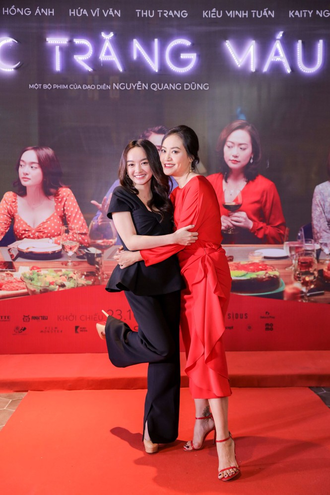 Kaity Nguyễn-Kiều Minh Tuấn và dàn sao ‘Tiệc trăng máu’ hội ngộ trên thảm đỏ - ảnh 4