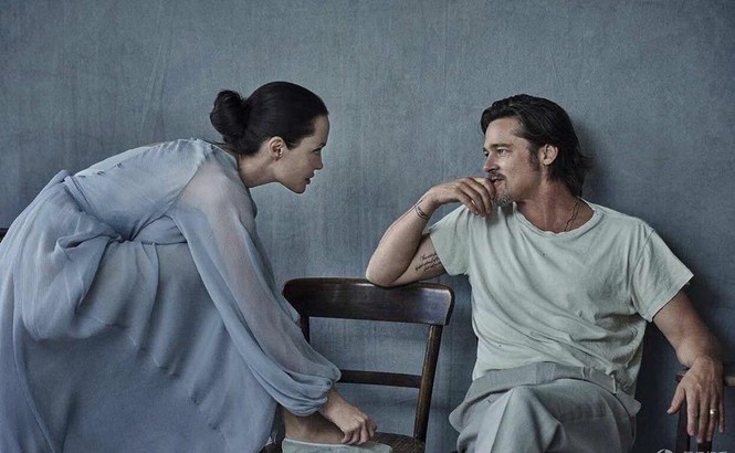 Fan “phát sốt” với bộ ảnh tình tứ của vợ chồng Brad Pitt - ảnh 2