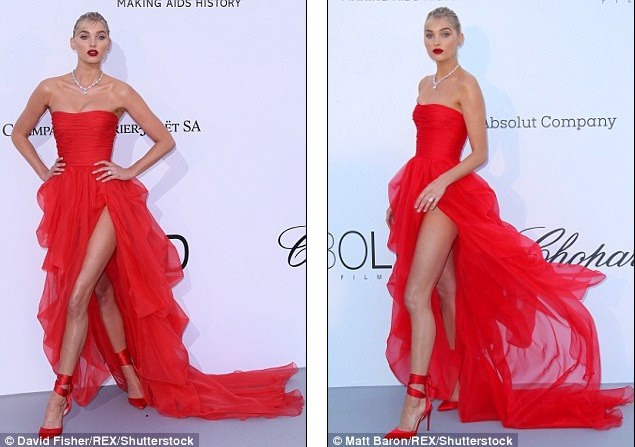 ‘Búp bê’ Thụy Điển Elsa Hosk quyến rũ như đóa hồng - ảnh 1