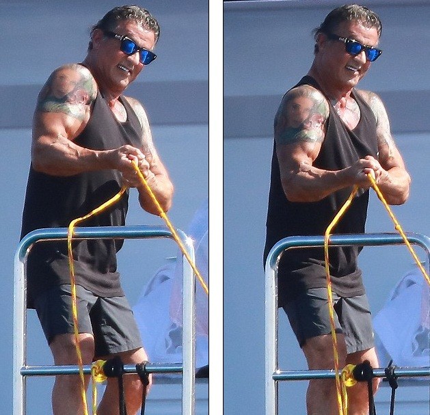 Vợ và con gái ‘người hùng cơ bắp’ Sylvester Stallone siêu quyến rũ - ảnh 5