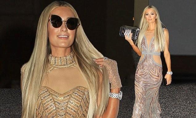 Mặc gợi cảm dự tiệc, Paris Hilton lấy lại thần thái sang chảnh - ảnh 1