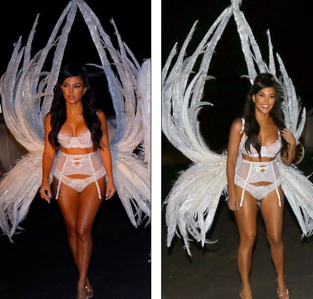 Chị em nhà Kim Kardashian hóa thân thành thiên thần nội y - ảnh 11