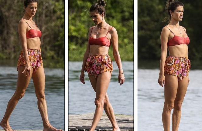 Siêu mẫu xứ Samba Alessandra Ambrosio U40 vẫn quá đỗi gợi cảm - ảnh 14
