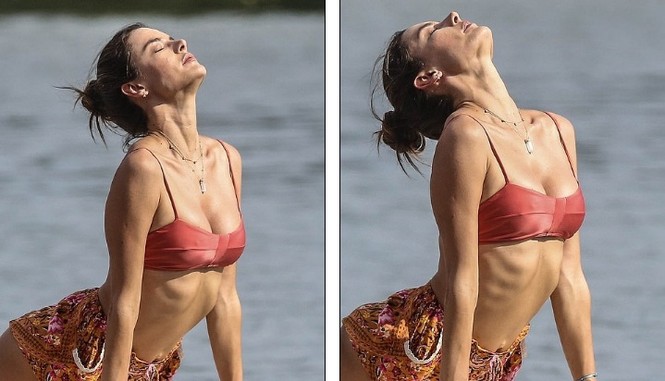 Siêu mẫu xứ Samba Alessandra Ambrosio U40 vẫn quá đỗi gợi cảm - ảnh 16