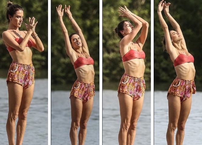 Siêu mẫu xứ Samba Alessandra Ambrosio U40 vẫn quá đỗi gợi cảm - ảnh 15