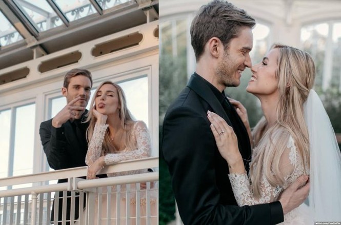 'Ông hoàng Youtube' PewDiePie bất ngờ làm đám cưới - ảnh 1
