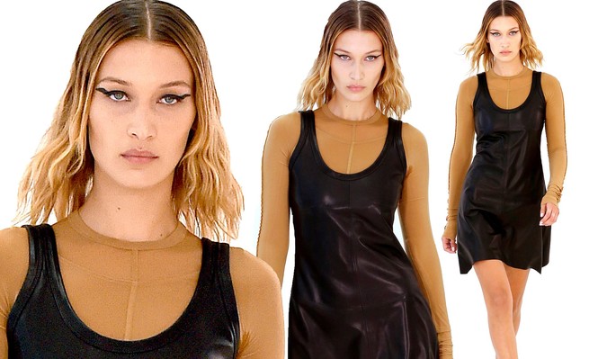 Bella Hadid nội y ren mỏng tang, chị gái Gigi Hadid mặc quần rách - ảnh 11
