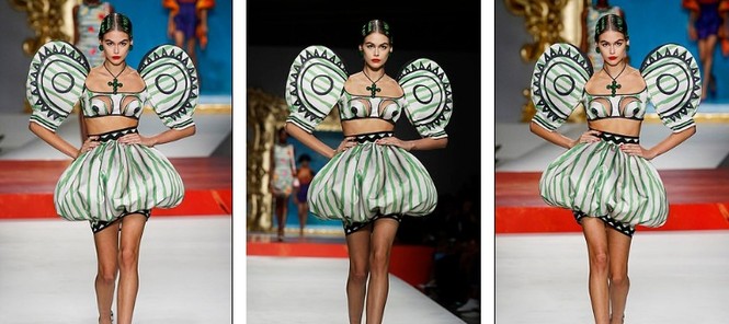 Siêu mẫu Nga Irina Shayk quyến rũ xuất thần trên sàn diễn Moschino - ảnh 10