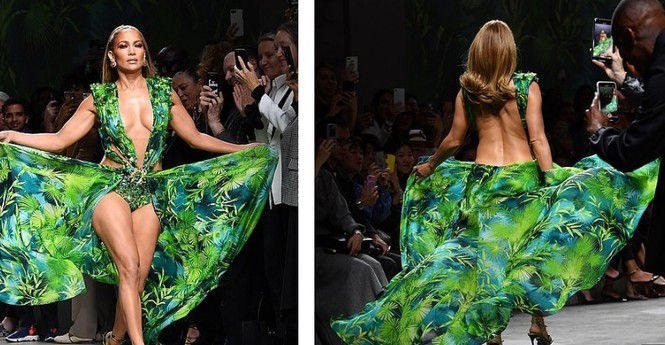 Jennifer Lopez nóng bỏng đến 'nghẹt thở' trên sàn diễn Versace - ảnh 9