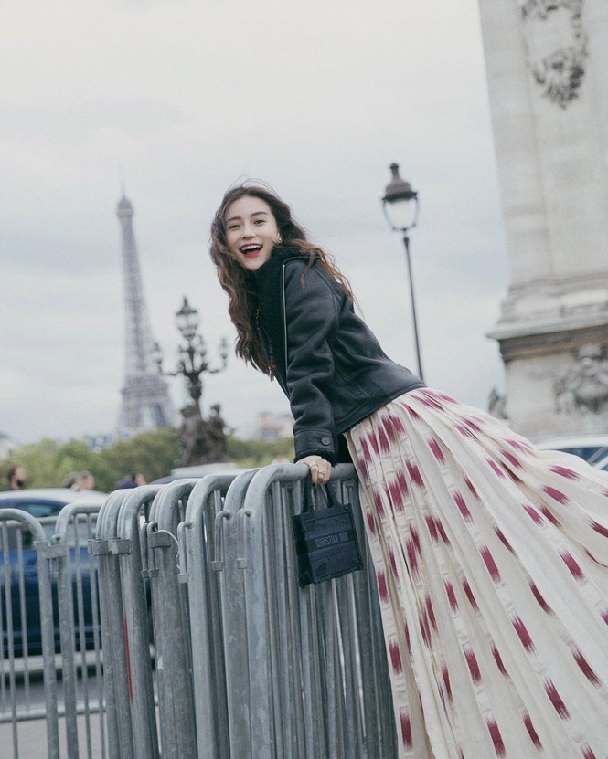 Angelababy xinh như công chúa giữa trời Paris - ảnh 3