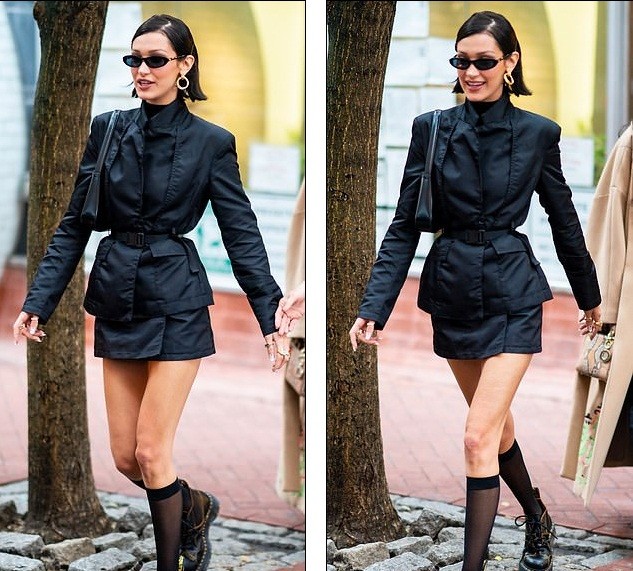 Bella Hadid diện bó sát tôn đường cong trong sinh nhật tuổi 23 - ảnh 9
