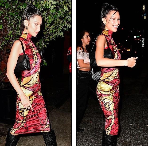Bella Hadid diện bó sát tôn đường cong trong sinh nhật tuổi 23 - ảnh 7