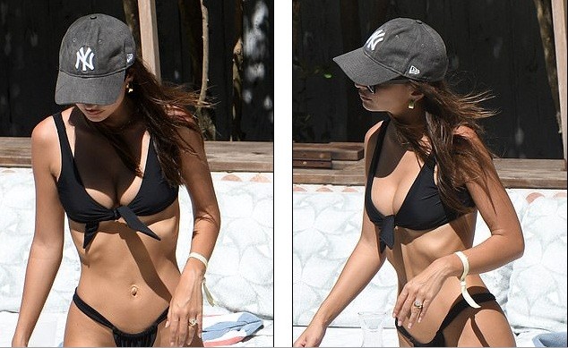 Emily Ratajkowski diện bikini gợi tình ở Miami - ảnh 5